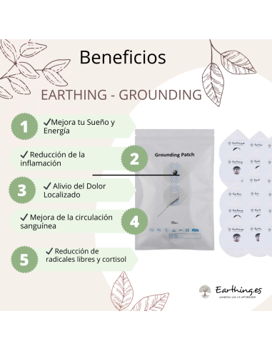 Parches de Earthing |Grounding | Alivio del Dolor y Conexión a Tierra