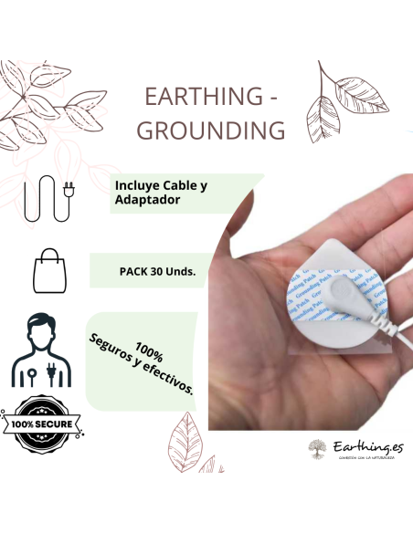 Parches de Earthing |Grounding | Alivio del Dolor y Conexión a Tierra