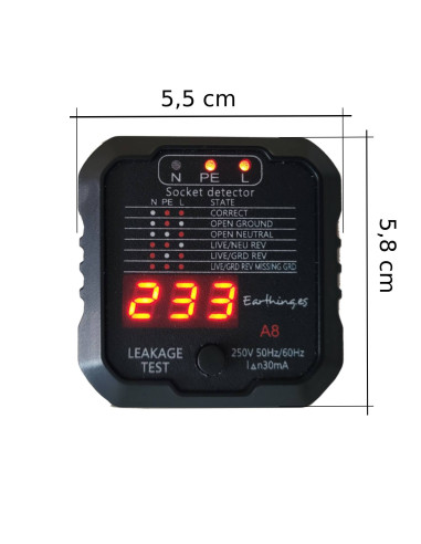 Comprobador de toma tierra Earthing